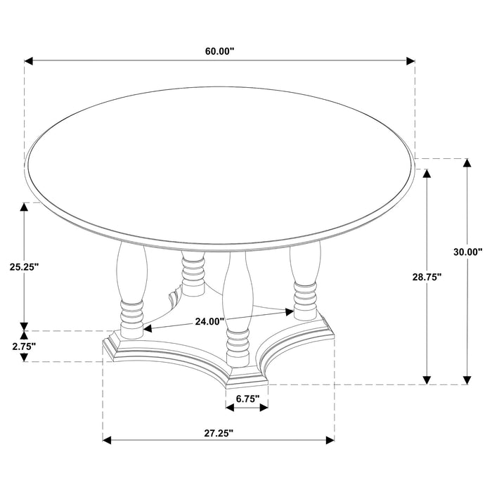 Claire - Round Dining Table Set