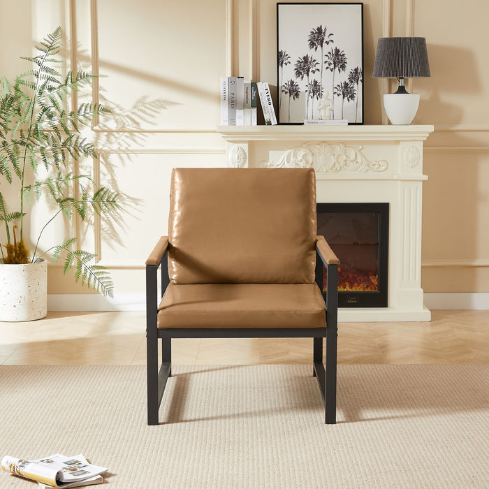 Retro Leisure Accent Chair With Extra Soft Padding
