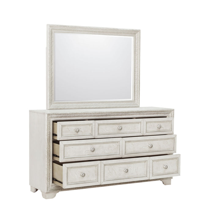 Camila - 8 Drawer Dresser - Creamy White