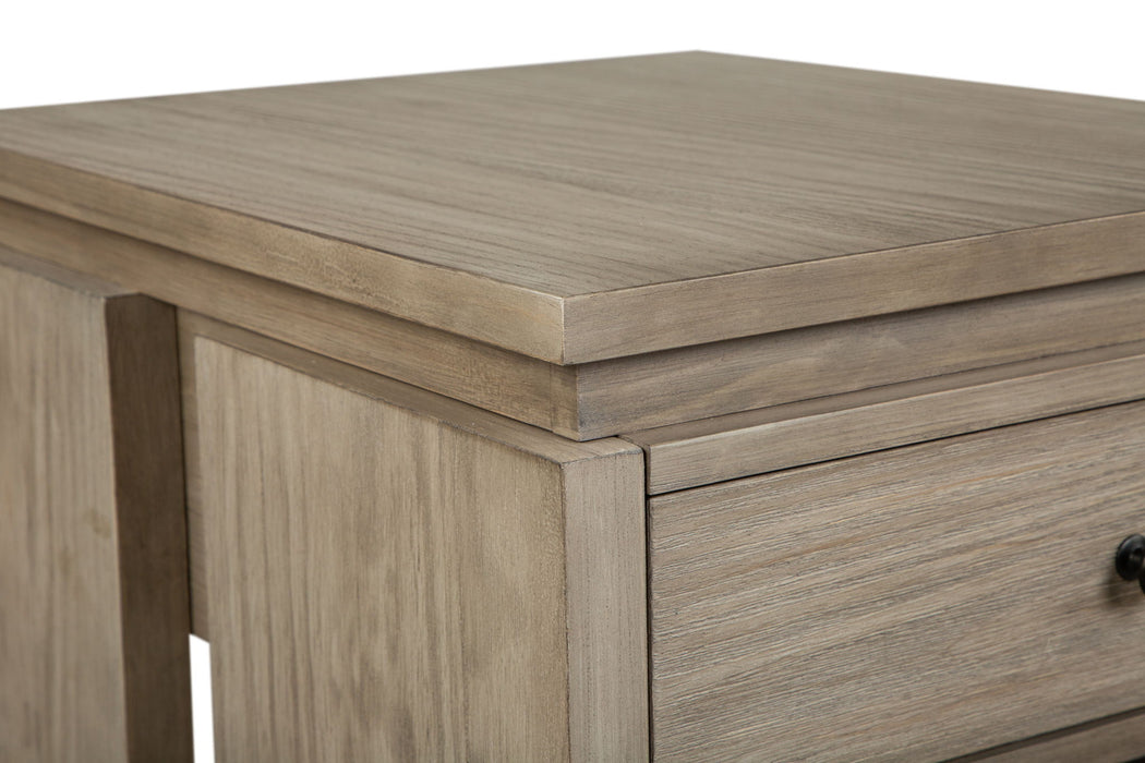 Conrad - Rectangular End Table - Stone Harbor Grey