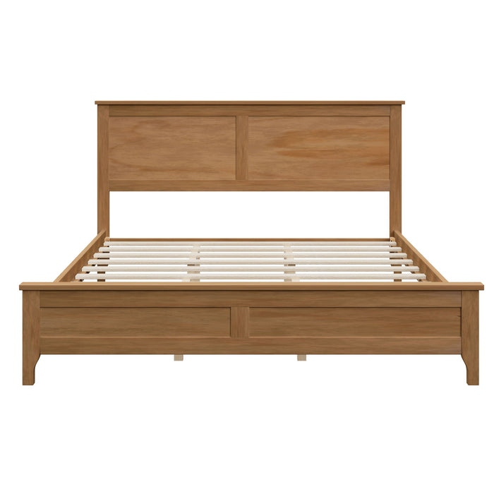 Modern Solid Wood Platform Bed