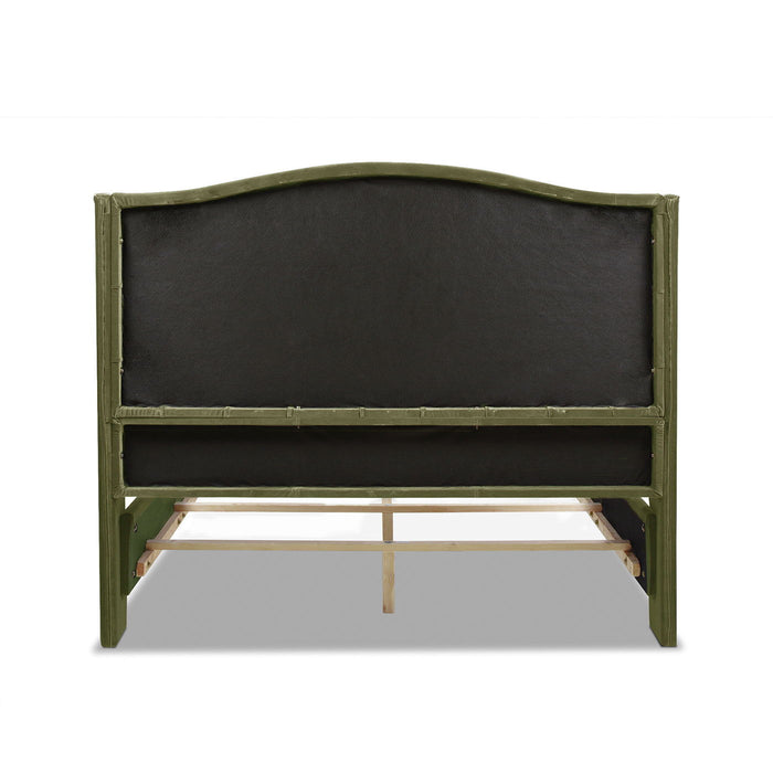 Marcella - Upholstered Shelter Headboard Bed Set