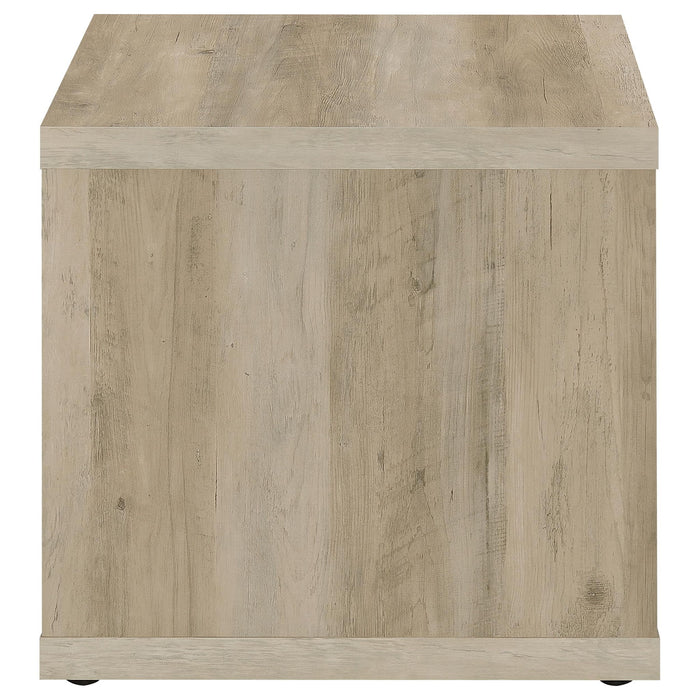 Frisco 2-piece Coffee and End Table Set Distressed Pine