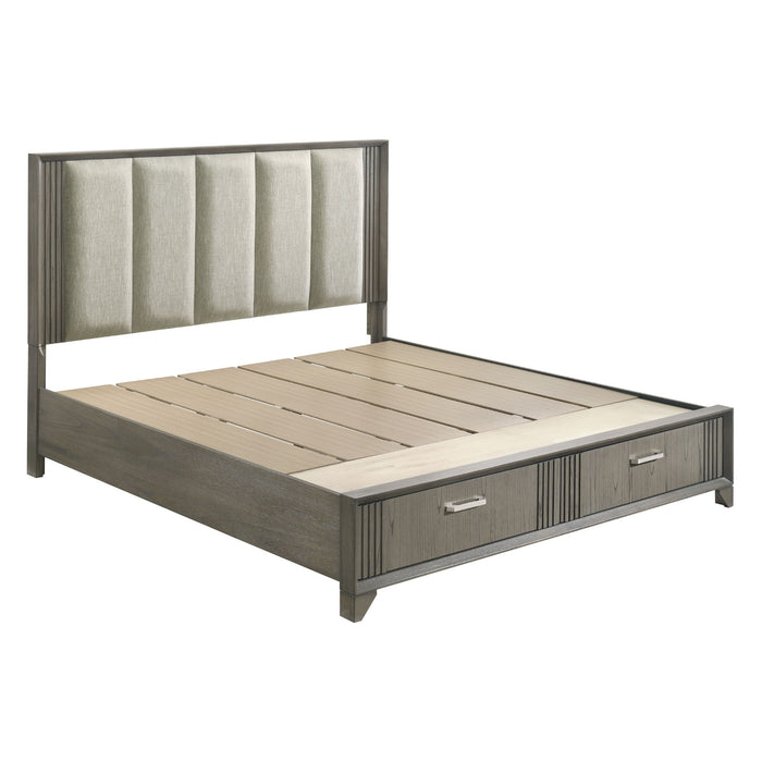 Hugo - Storage Bed With Upholstered Headboard