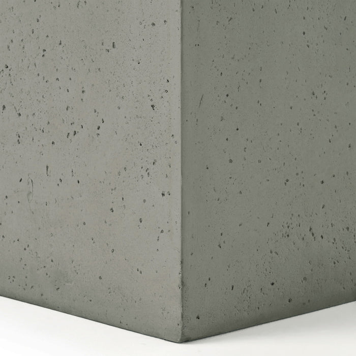 Modern Tank Holder Side Table With Smooth Concrete Surface