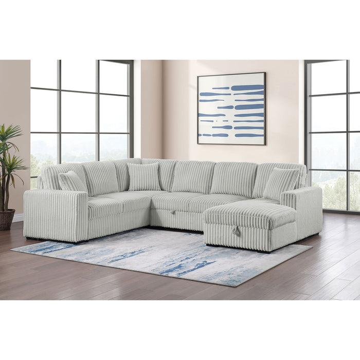 Thurston - Storage Sectional Sofa With Pop Up Bed