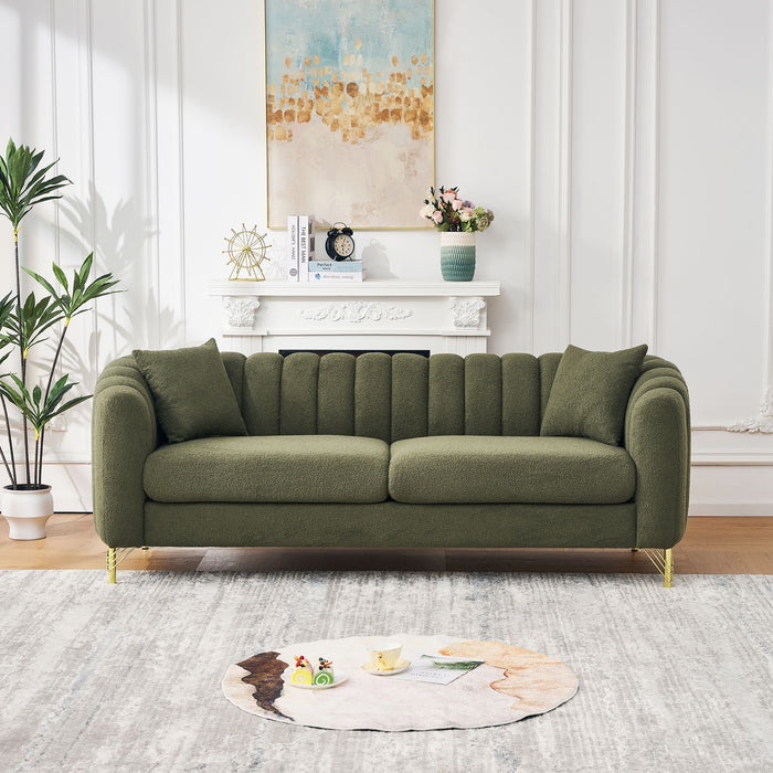 Oversized Sofa, Deep Tufted Couch