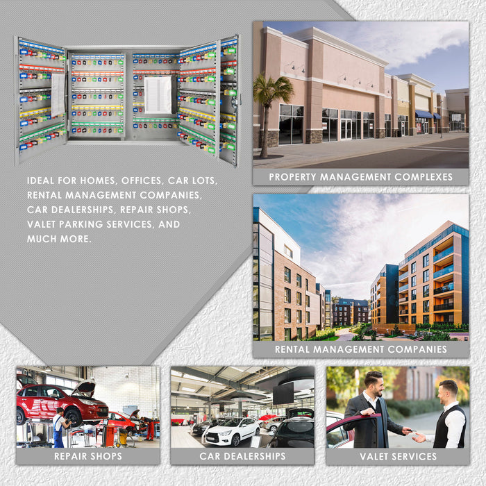 Adjustable Key Cabinet With Lock