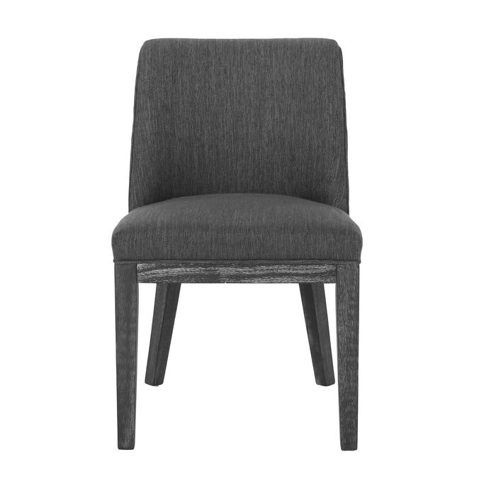 Modern Dining Chair With Durable Fabric Upholstery And Sturdy Wooden Frame (Set of 2)