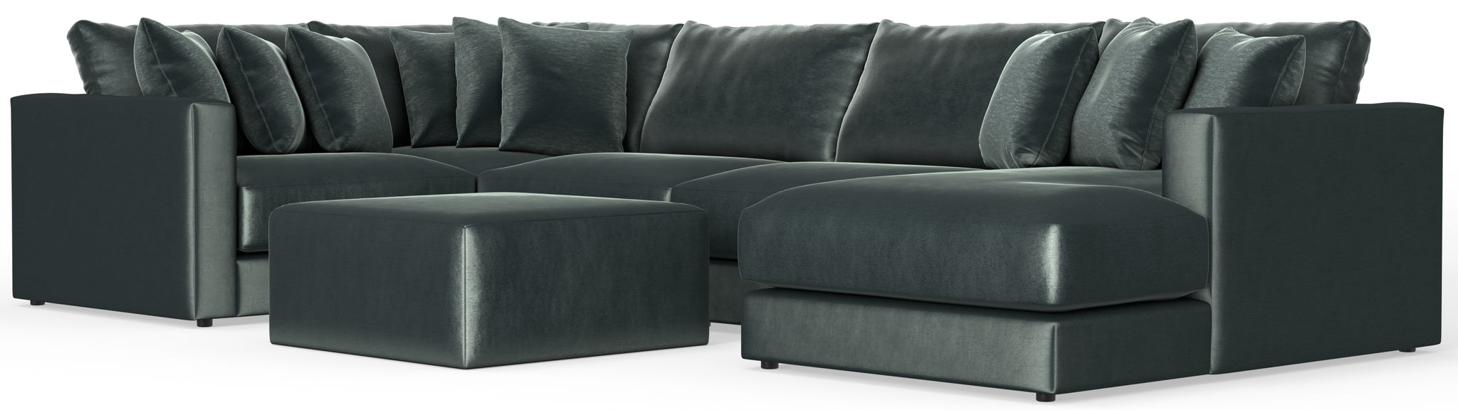 Remington - Modular Sofa And Cocktail Ottoman