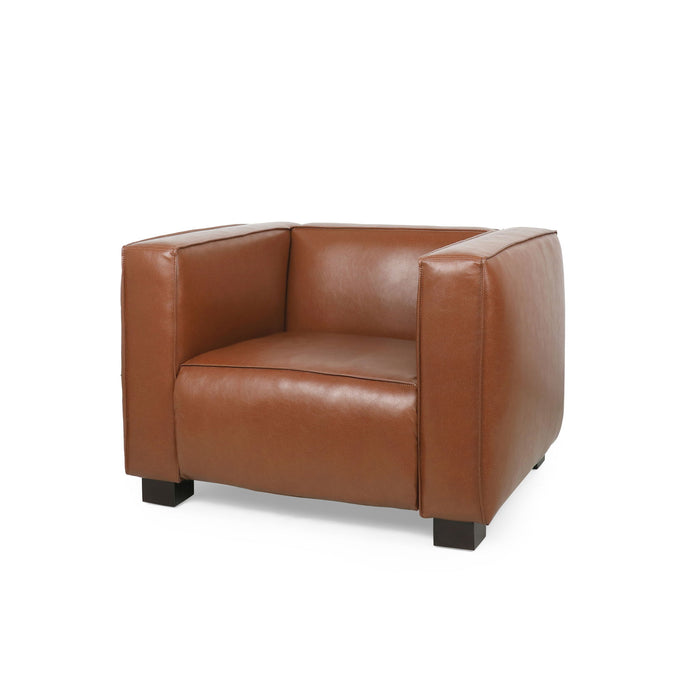 Vortexia - Club Chair With Tuxedo Design