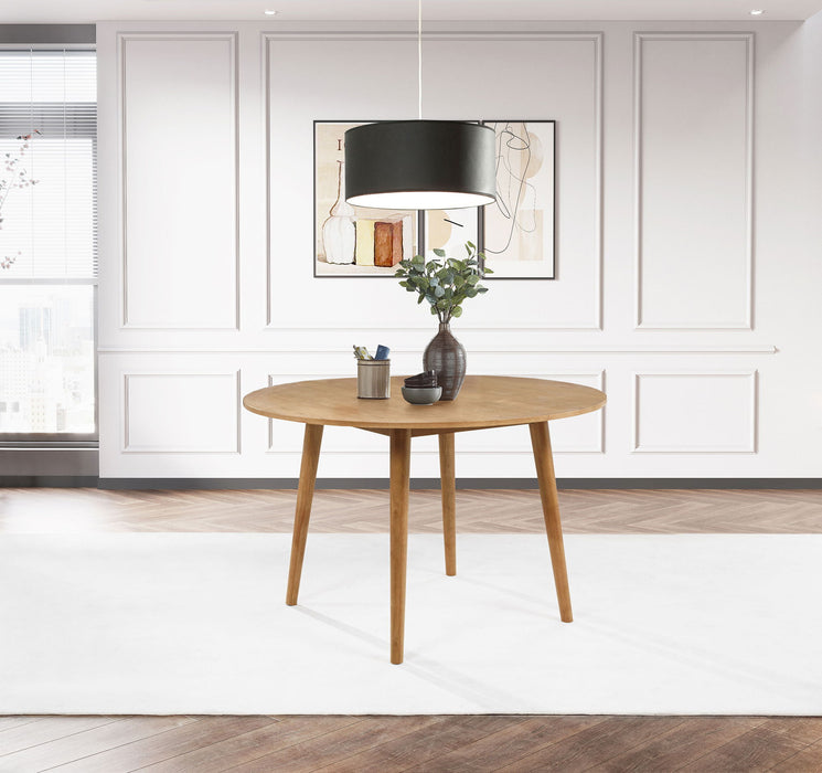 Andrews 48-inch Round Wood Dining Room Table Light Ash