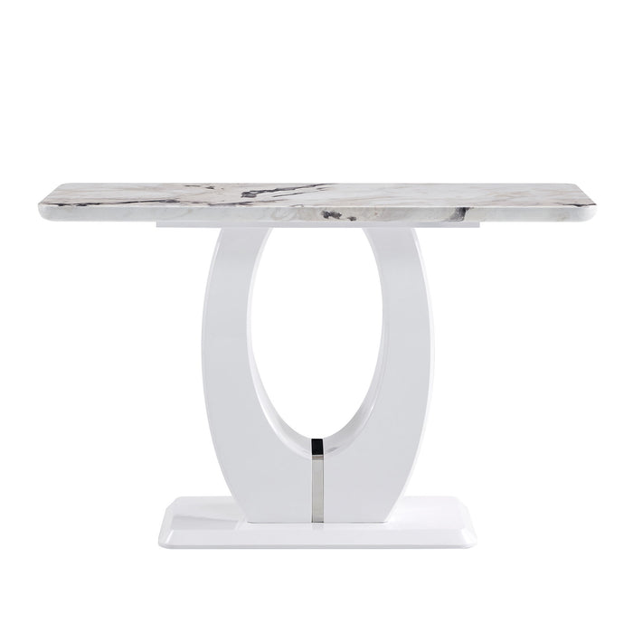 Modern Minimalist Rectangular Counter Bar Table