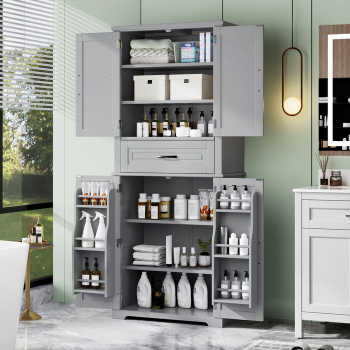 Bathroom Storage Cabinet With Drawer And Adjustable Shelf