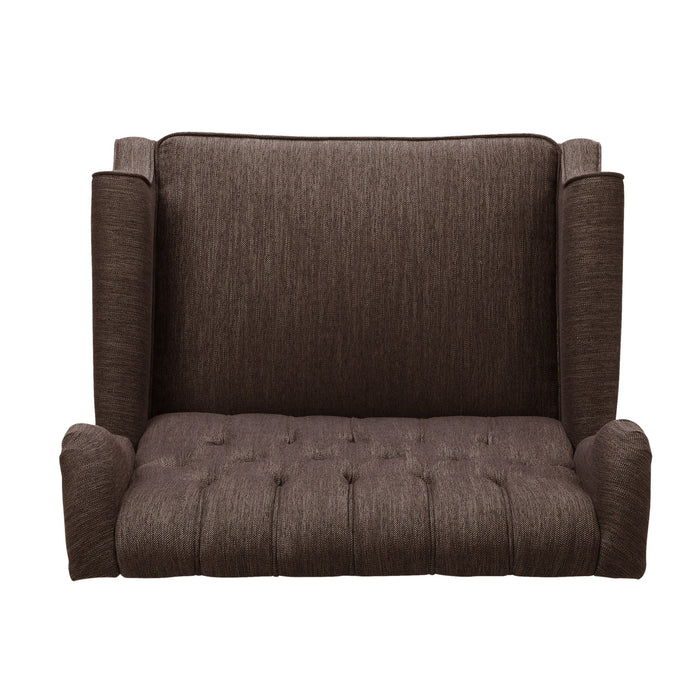 Dunham - Contemporary Fabric Tufted Oversized Pushback Recliner