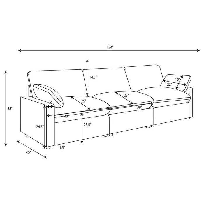 Collins - Modular Power Sofa