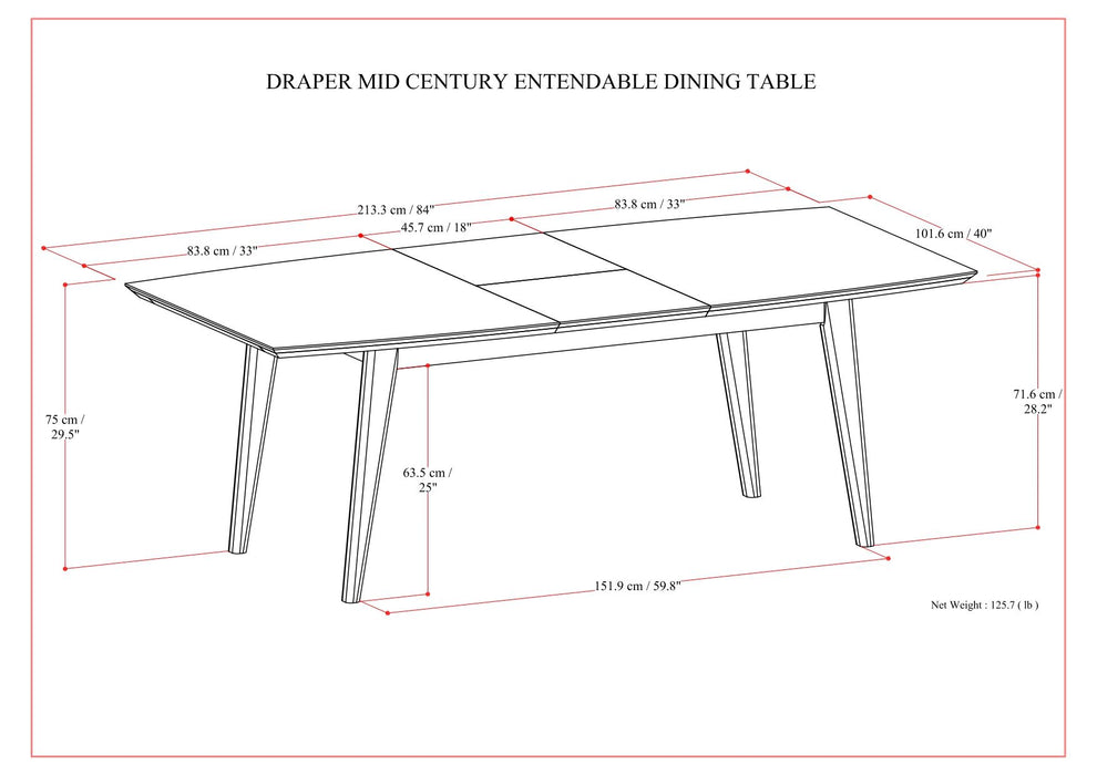 Draper - Rectangular Dining Table