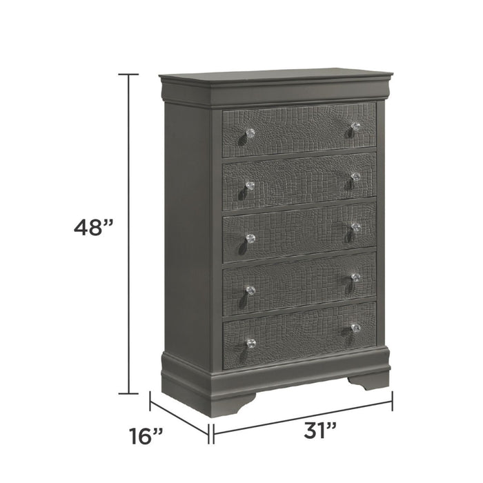 Blaze - Modern Bedroom Set With LED Headboard