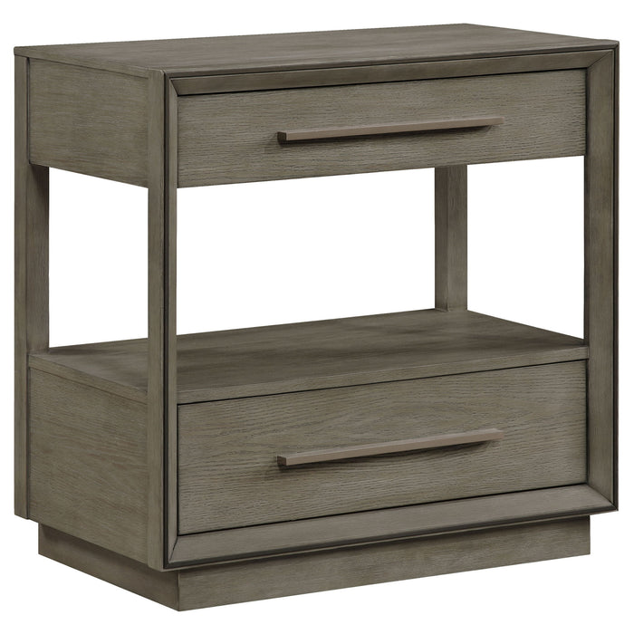 Durango 4-piece Queen Bedroom Set Taupe Oak