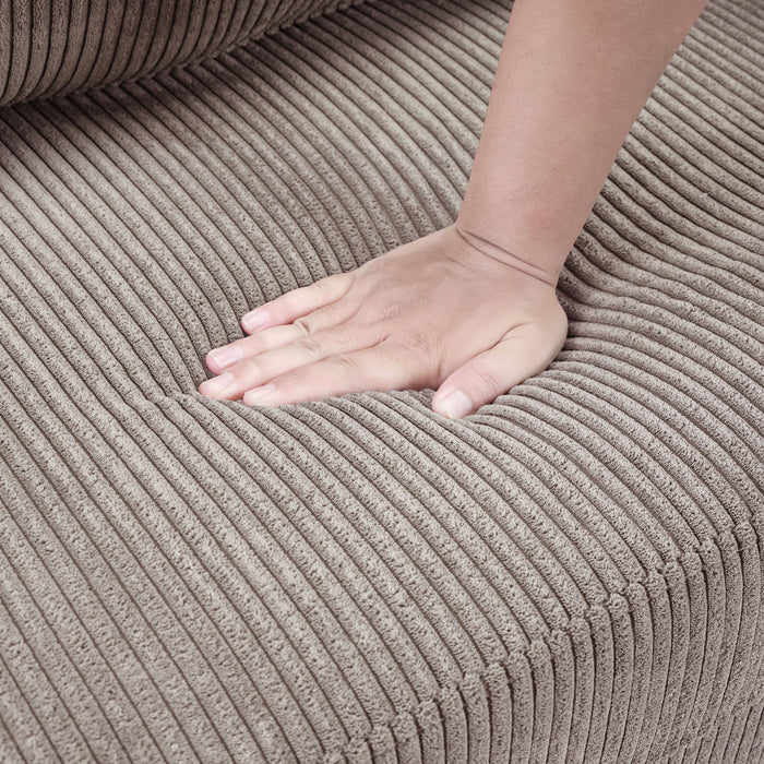 Sleeper Sofa With Foldable Mattress, USB Ports, Side Table & Storage Pocket