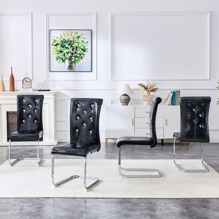 Elegant Design Upholstered Dining Chairs