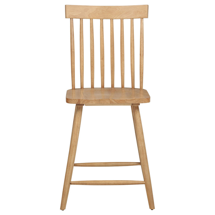 Andrews Windsor Counter Height Dining Side Chair Light Ash (Set of 2)