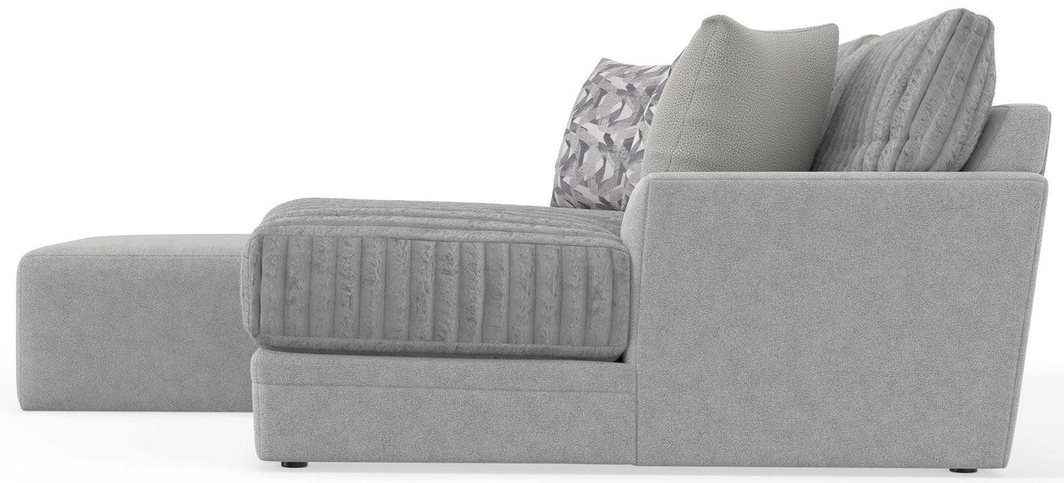 Titan - Sectional With Comfort Coil Seating, Cocktail Ottoman And Accent Pillows Included