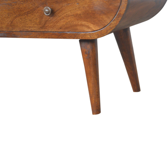 Circular Media Unit - Chestnut