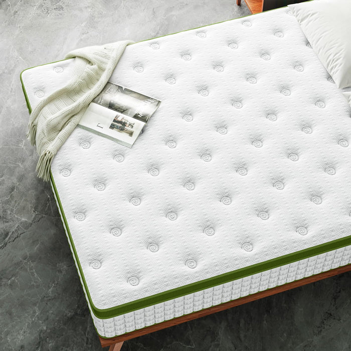 14" Hybrid Mattress With Gel Memory Foam And Pocket Springs