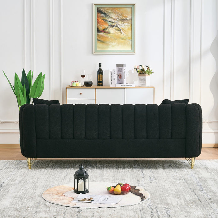 Oversized Sofa, Deep Tufted Couch
