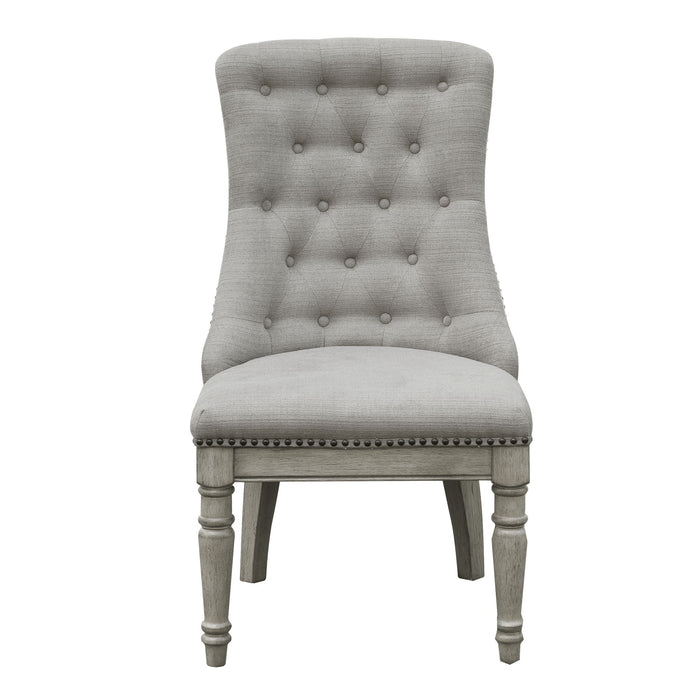 Madison Ridge - Host Chair (Set of 2) - Buff Gray