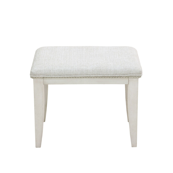 Camila - Vanity Stool - Creamy White