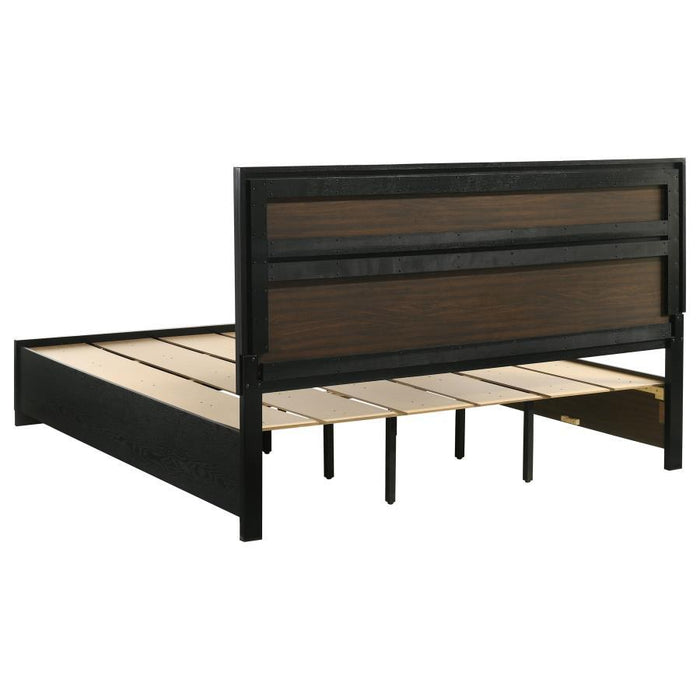 Miranda - Storage Wood Panel Bed