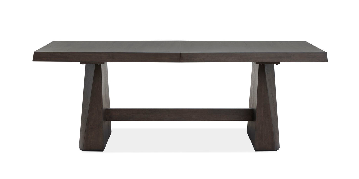 Tauren - 6 Piece Extendable Double Pedestal Dining Table Set