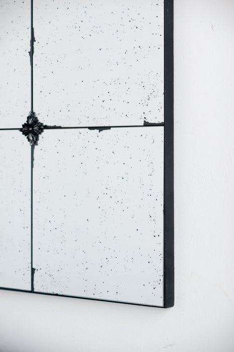 Traditional Decor Style Antique Glass Panel Mirror, Wall Mirror For Bathroom Entryway Console Lean Against Wall