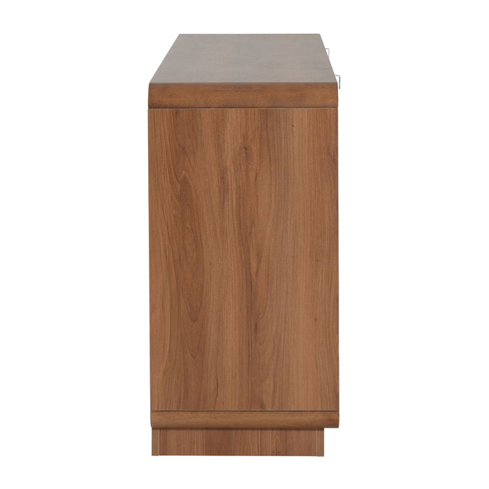 Sideboard, Wide Storage With 2 Doors And 3 Drawers