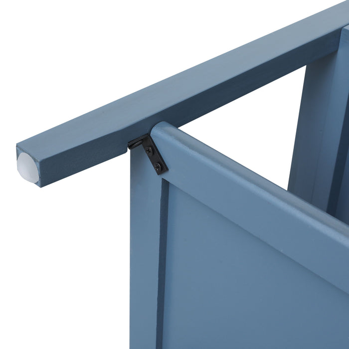 2 Drawer Side Table, Natural Rattan