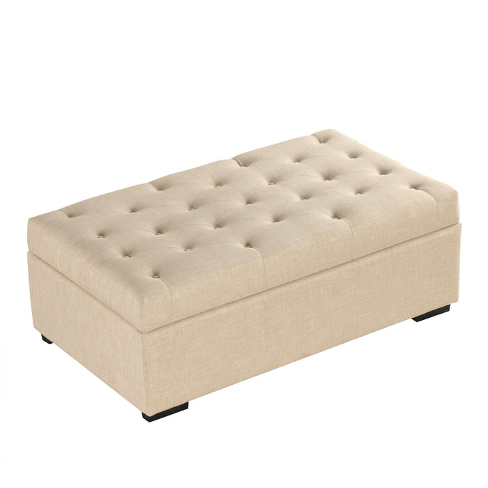 Convertible Folding Sofa Bed Ottoman With Memory Mattress And Tufted Design