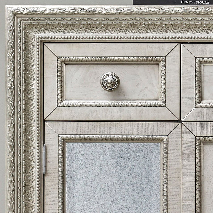 Camila - 9 Drawer Door Chest - Creamy White