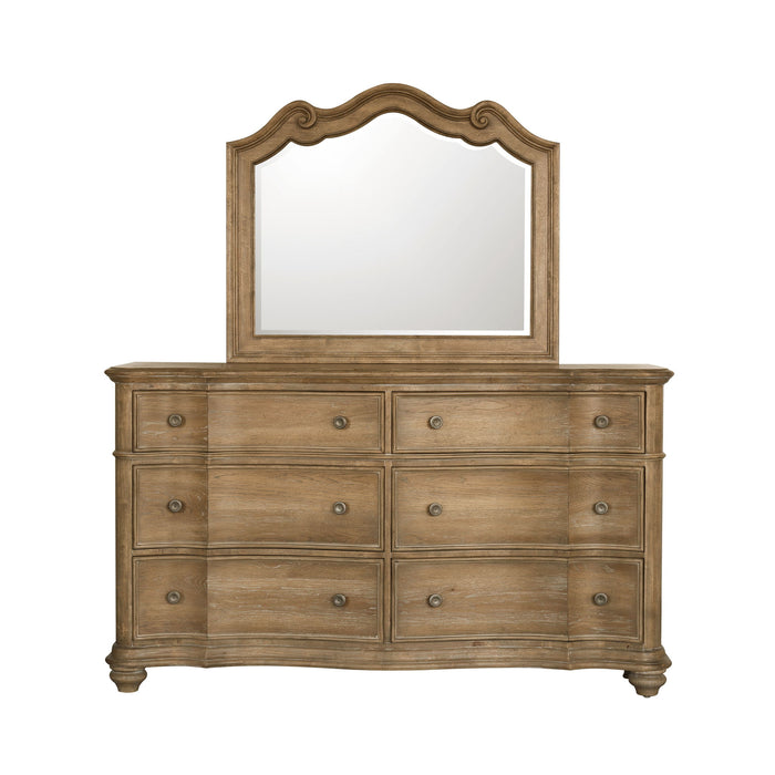 Weston Hills - Dresser Mirror - Flax Seed