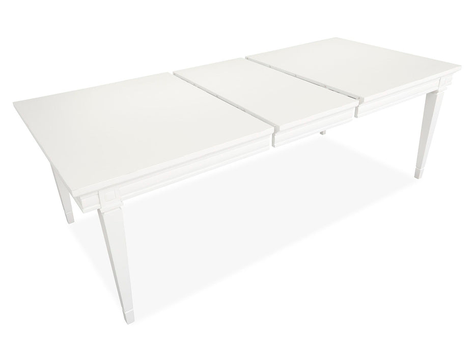 Willowbrook - Extendable Rectangular Dining Table - Egg Shell White