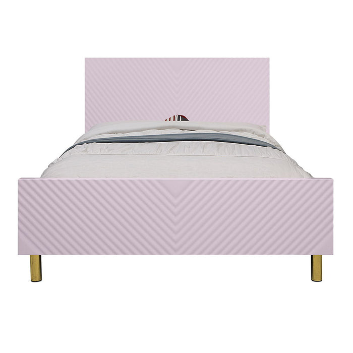 Gaines - Full Bed - Pink High Gloss