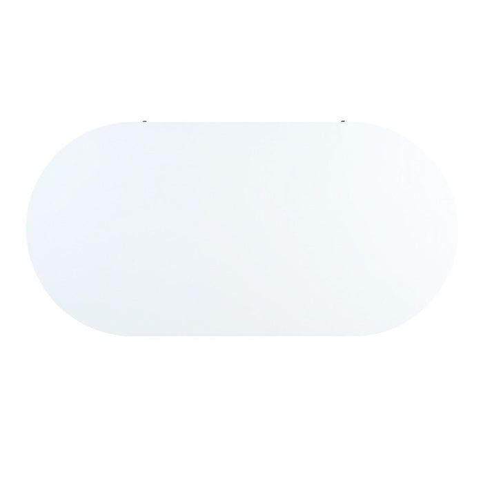 Daveigh - Coffee Table - White High Gloss & Gold