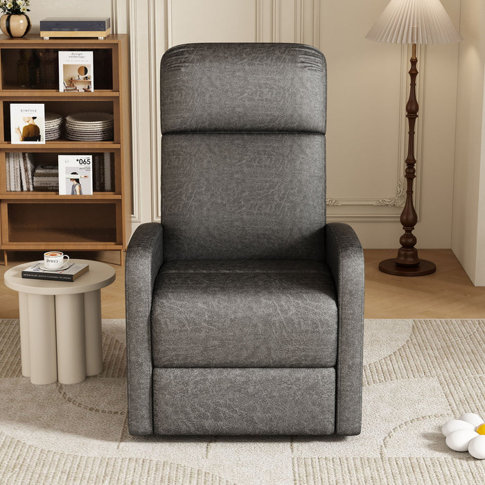 Modern Recliner Manual, Home Theater Chair With Adjustable Backrest