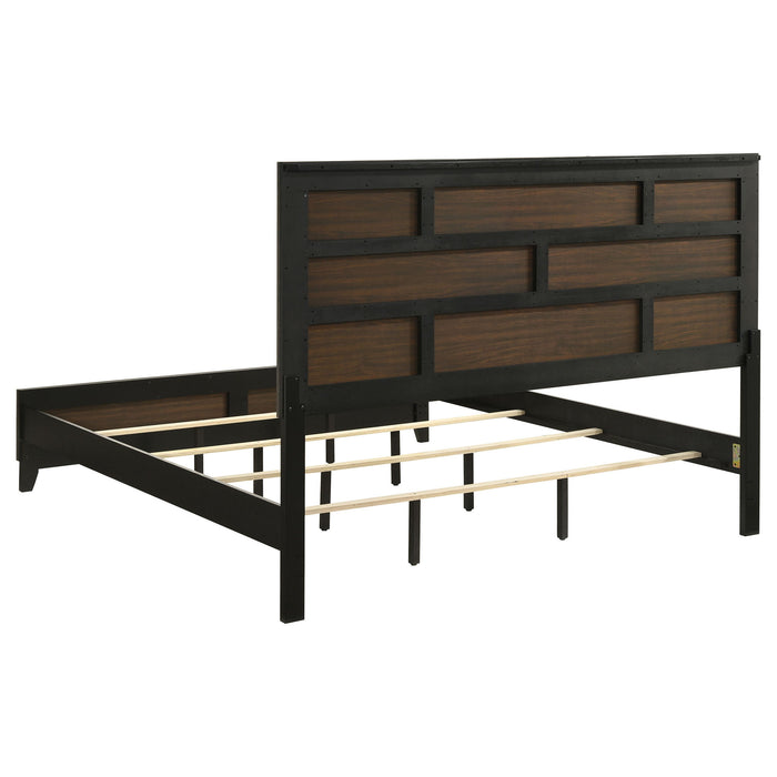 Carina - Eastern King Bed - Oak