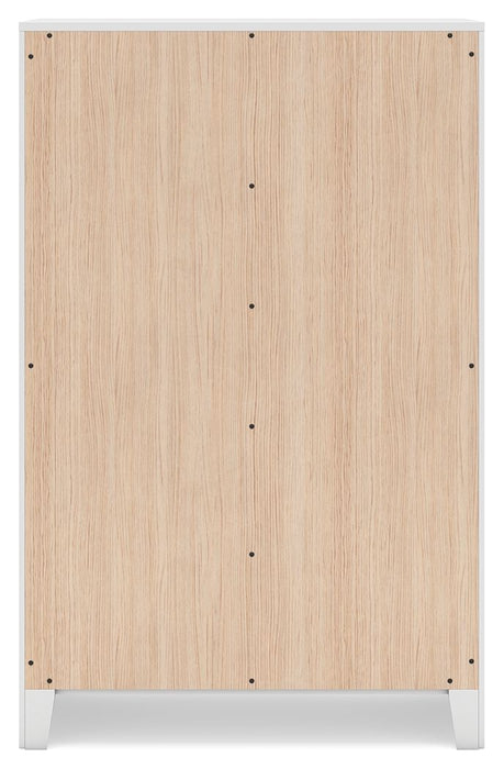 Binterglen - Five Drawer Chest - White