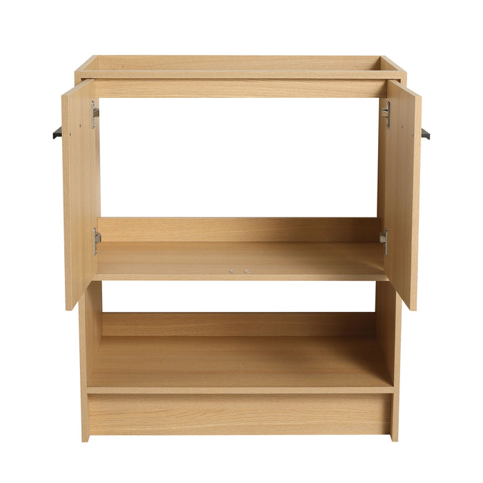 Modern Freestanding Bathroom Vanity With 2 Doors