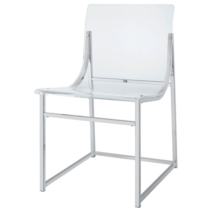 Hartsell - Dining Side Chair (Set of 2) - Chrome