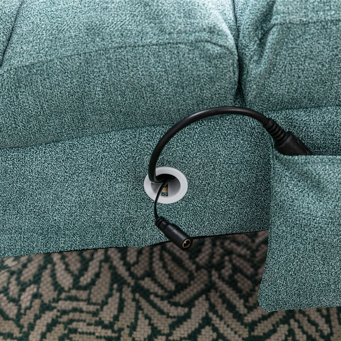 Massage Chaise Lounge Indoor With Remote Control, Ergonomic Electric Massage Lounger