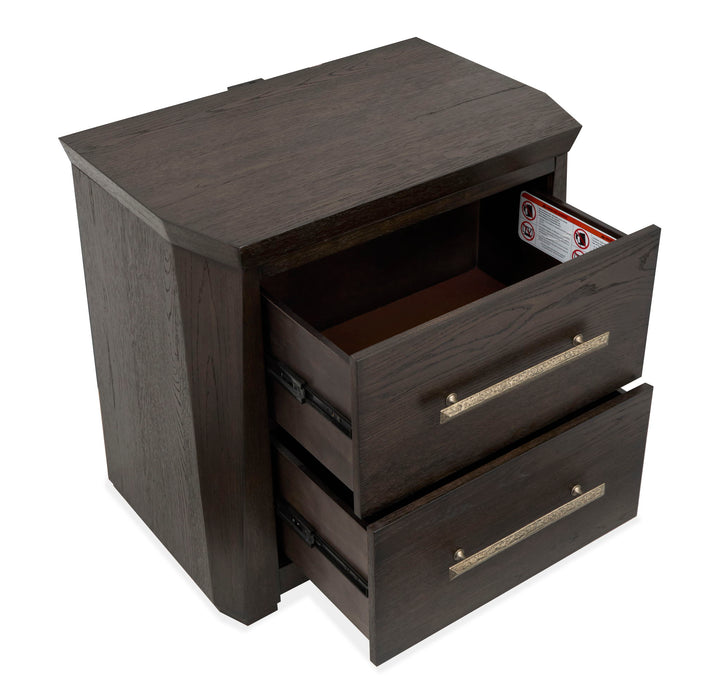 Tauren - Drawer Nightstand - Coffee Bean